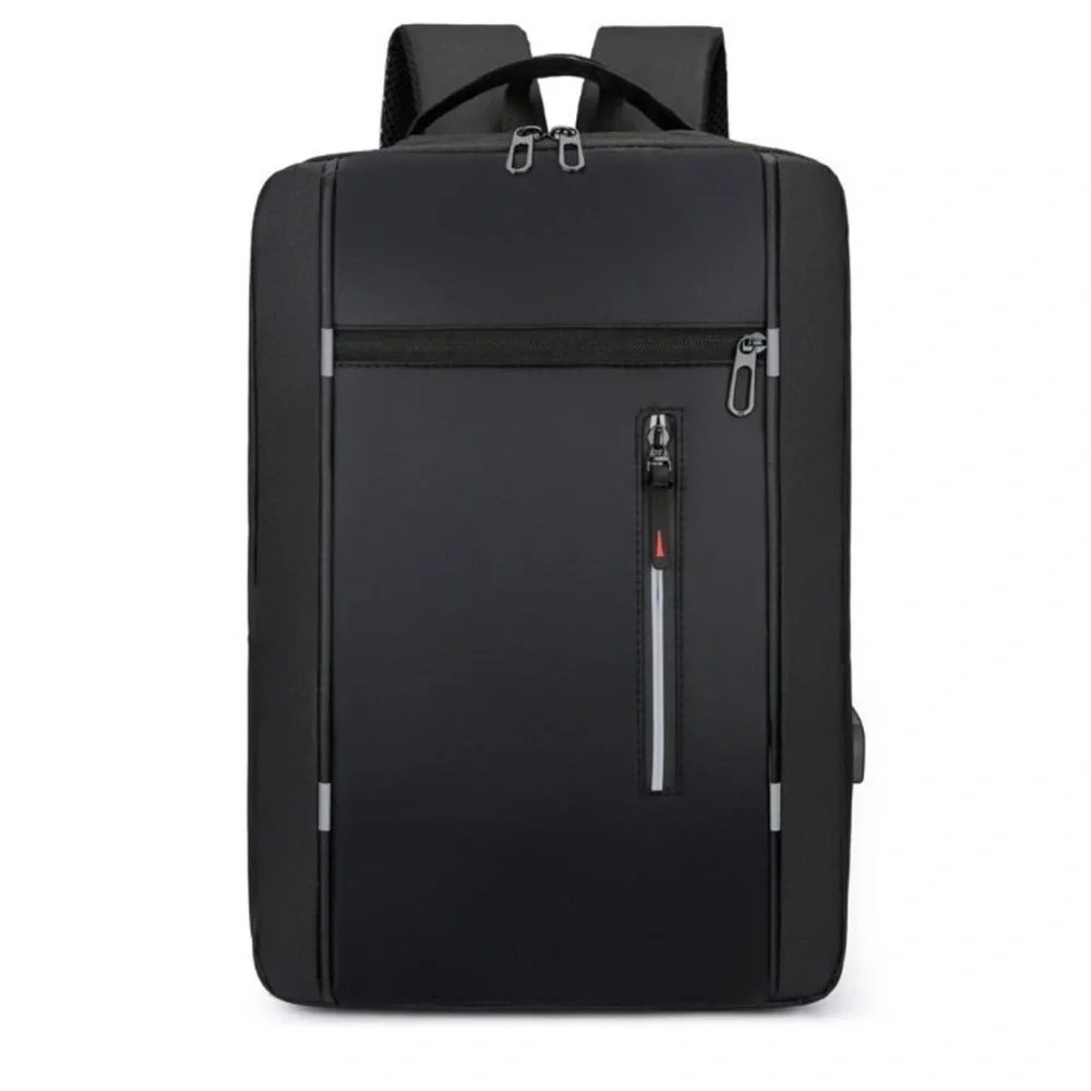 Large Slim Laptop Backpack Waterproof Business Travel Bag w/ USB Charge …
